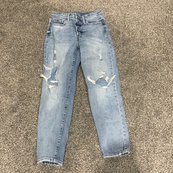 Used Old Navy Women’s Size 6 O.G. Straight Leg High Rise Jeans - Picture 1 of 4